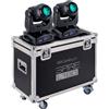 centolight SET 2 TESTE MOBILI LED BEAM CENTOLIGHT SPIRE L180 & FLIGHT CASE