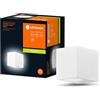 LEDVANCE ENDURA Classic Square Down applique da esterno, colore bianco, attacco GU10 (max 35W), compatibile con lampada normale o smart, tipo down, grado di protezione IP44
