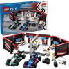 LEGO® City 60444 - Garage con monoposto Mercedes-AMG e Alpine F1