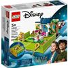 Lego Disney 43220 - L'avventura nel libro delle fiabe di Peter Pan e Wendy