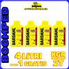 4 litri OLIO MOTORE BARDAHL KGR INJECTION per miscela moto scooter 2T 100% sintetico 04BD03