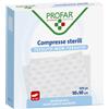 FEDERFARMA.CO SpA GARZA COMPRESSA TESSUTO NON TESSUTO 10X10 CM 100 PEZZI PROFAR