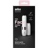 Braun Face, Rasoio Elettrico Donna Per Viso, Rifinitore Di Precisione, Adatto Anche Per La Zona Bikini, Idea Regalo, FS1000 Bianco