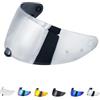 JQF Gear Visiera Casco Moto per i70 i10 HJ-31,Sostituzione della Visiera della Lente del Casco del Parabrezza del Motociclo per Il Casco Integrale(Argento cromato)