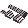 ICTRONIX 4pcs/Set Footrest Gas Brake Pedali Deoration poggiapied pedaliera