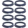 Young Wolf 8x Anelli Centrali per Hub 73,1mm OD a 57,1mm ID per Cerchi con Foro Centrale da 73,1mm e Veicoli con Foro Hub da 57,1mm