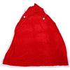 Tomaibaby Mantello di Halloween di Natale Mrs Babbo Natale Costume Rosso con Cappuccio Mantella Veste Natalizi per Adulti Donna Uomo Festa Favore 1. 8M