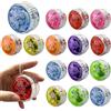 Golgner 15 pcs YoYo luminoso a LED, yoyo reattivo in plastica, yoyo con cuscinetti a sfera reattivi, yoyo luminoso, giocattolo yoyo per principianti e bambini, per bomboniere, premi