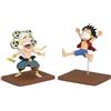 Banpresto Figura Monkey D. Luffy & Enel One Piece - World Collectable Log Stories 8 cm