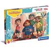 Clementoni - 25730 - Supercolor Puzzle - Paddington - 104 pezzi - Made in Italy, puzzle bambini 6 anni, puzzle cartoni animati, puzzle Paddington