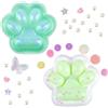 AYNKH 2PCS Verde Giocattolo a Rimbalzo Lento Zampa Gatto,Taba Squishy,Giocattolo a Zampa di Gatto Verde,Fufu Squishy,Giocattolo Antistress Animali con 10 Palline Divertenti Bambini Adolescenti Adulti