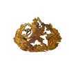 Nuovo distintivo in ottone massiccio dorato stile tedesco Pickelhaube ottone ...
