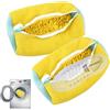 LEWBDF Sacchetti per Scarpe Lavanderia sacchetto scarpe lavatrice Scarpe Borse per Bucato con CernieraZip Borsa per Lavatrice perRiutilizzabile Borsa per Lavaggio Scarpe di Sportive（giallo)