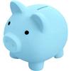GGTTNRT Salvadanaio Piggy moneta salvadanaio per bambini, per decorazione domestica, regalo di compleanno, Natale, Halloween (blu)