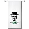 LEVLO Divertente asciugamano da cucina Walter bianco, regalo per fan di Walter White, asciugamano Let's Cook