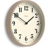Newgate® Theatre orologio da parete | Orologio rotondo moderno | 30cm | Stone | Numeri decorativi | Ideale per cucina, soggiorno o ufficio