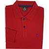 Coveri Maglietta a Polo Uomo Maniche Lunghe 100% Cotone Primaverile Blu M L XL XXL XXXL (L - Prugna)