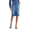 Liu Jo Jeans Liu Jo Gonna Midi in Denim Jewel Luxury UA4197D4448 Blu Scuro Blu