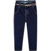 Mayoral Pantalone Lungo Denim Cinta per Bambine e Ragazze Scuro 4 Anni (104cm)