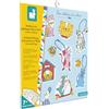 Janod Coffret 10 Décos en Plastique Fou,Thème Chiens & Chats, Les Ateliers du Calme, DIY, Kit Loisir Créatif Enfant, Dextérité et Concentration, da 6 Anni