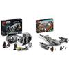 Star Wars LEGO 75347 Star Wars TIE Bomber Model Building Kit, Modellino da Costruire di Starfighter & 75325 Star Wars Starfighter N-1 del Mandaloriano, The Book of Boba Fett Set