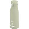 Babymoov Scaldabiberon da Viaggio Senza Filo Moov & Feed, Capacità 340 ml, Acqua o Latte Materno, Temperatura Regolabile, Mantenimento al Caldo (fino a 7 Ore), Ricarica USB, Sage Green