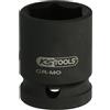 KS Tools 515.1737 Bussola Esagonale per Avvitatori ad Impulsi, Corta, 37 mm, 1