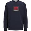 JACK & JONES Jjhudson Sweat Crew Neck, Sky Captain, S Uomo