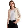 Cecil B322762 Giacca Jaquard, Beige Perlato, M Donna