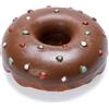 Karlie Doggy Donut, giocattolo per cani, in lattice, marrone, 12 x 12 x 5 cm