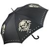 VON LILIENFELD® Ombrello Pioggia Lungo Classico Automatico Donna Uomo Teschio Skull