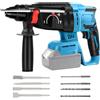 DriSubt Martello Perforatore Per Makita 18 V Batteria, 4 Modalità Di Applicazione, Senza Spazzole Senza Fili, Per Calcestruzzo/muratura, 3,1 Joule, 950 Giri/min, 3600 Ipm