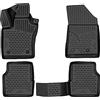 WALSER Tappetini in gomma per auto XTR su misura compatibile con Jeep Compass 01/2016 - Oggi
