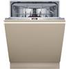 NEFF S155EVX04E, N 50, Smart lavastoviglie completamente integrata 60 cm, cassetto portaposate, sistema di cestello Flex II, programma preferito, forte capacità di pulizia, apertura automatica della