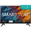 Hisense 40A4K TV 101,6 cm (40") Full HD Smart TV Wi-Fi Nero 200 cd/mÃ‚Â²