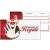 GHIBLI 25 Buoni Regalo Grandi - Gift Card Estetista Manicure Parrucchiera - Biglietti Omaggio Personalizzabili - Coupon per Fidelizzazione - Voucher Cartoncino per Offerte o Sconti Clienti
