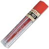 Pentel Color Lead, 0.5mm, Fine, 12/TB, Red, Sold as 1 Tube