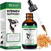 Generico Integratore di sostegno ai reni per cani - 60 ml Ripristino dell'appetito normale Miglioramento della funzione renale Sostegno alla minzione regolare Trattamento di sostegno a base di erbe naturali