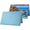 mCover Custodia rigida compatibile solo per PC portatili convertibili HP Envy x360 14-FAxxxx / 14-FCxxxx 2in1 2024 ~ 2025 (non compatibile con altri modelli HP) - Aqua