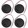 VGOL 4 mini altoparlanti magnetici da 40 mm 2 W con connettore JST-PH compatibile con Raspberry Pi Arduin, lunghezza del cavo 100 mm