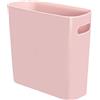 Youngever Pattumiera sottile da 1,5 galloni, in plastica, con manici, per casa, ufficio, soggiorno, studio, cucina, bagno (rosa)