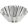 Gobel - Stampo per brioche grandi coste - Fondo piatto - Banda bianca - Materiale riciclabile - Ø 22 cm