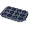 Joseph Joseph Nest™ Teglia Antiaderente per Muffin 12 Stampi, Acciaio al Carbonio, Maniglie Facili da Impugnare, Salvaspazio, Garanzia 10 Anni