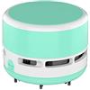 FineInno Aspirapolvere Mini Aspirapolvere Aspirapolvere a Batteria Mini Aspirapolvere da Tavolo Nero per PC, Tastiera, Desktop, ecc. (Batteria non inclusa) (Blu)