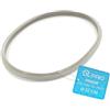 DL-pro Guarnizione per coperchio Fissler 600-000-22-795/0 per pentola a pressione, diametro 22 cm, gomma grigia