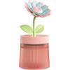 MiOYOOW 260ML Umidificatore, USB Diffusore di Flower Mist con Luce e 2 Modalità di Nebulizzazione, Umidificatori Portatile per Auto Ufficio Casa Camera da Letto