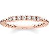 Thomas Sabo anello da donna palline con pietre bianche oro rosa argento sterling 925 placcatura 750 TR2323-416-14