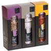 424 SALT SET PLATINO - AFFUMICATO, AGLIO E PEPERONCINO SALE KOSHER 3 SALI DEL MAR MORTO