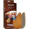 Vaya Medical Vaya Plantico, Mezze solette ortopediche per spina calcaneare, soletta per fascite plantare, con inserti per tallone, per donne e uomini, strato superiore in velluto, 37-38, taglia 4-5