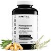 HIVITAL foods Menopausa Complex. 180 capsule vegane per 6 mesi di trattamento. Con Salvia, Cohosh Nero e Luppolo. Combatte i sintomi della Menopausa e della Premenopausa, come vampate di calore, insonnia e gonfiore